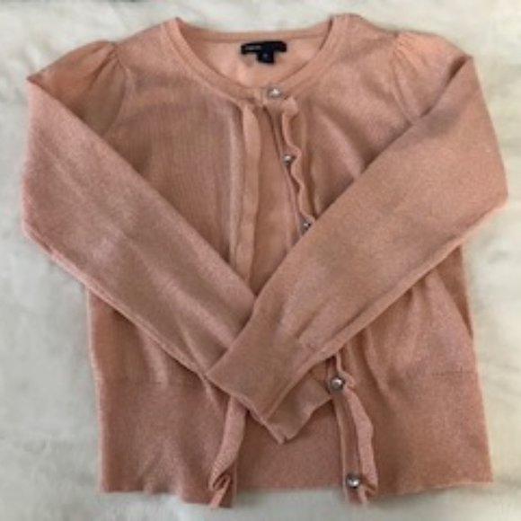 Girls Pink Cardigan - Picture 1 of 3